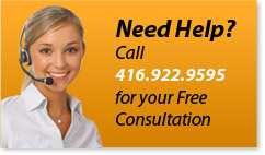 Heed Help? Call 416-922-9595 For Your Free Consultation Now!
